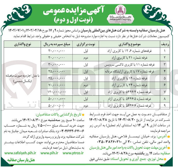 تصویر کوچک آگهی واگذاری غرفه در 9 ردیف با کاربری آزاد - تاکسی سرویس - آرایشگاه مردانه