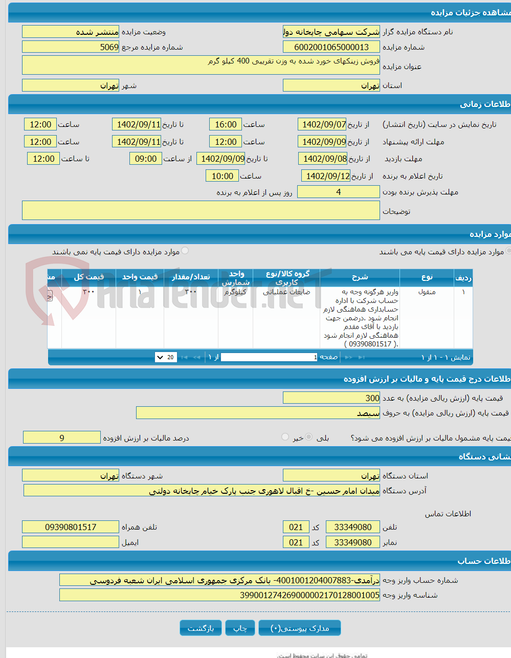 تصویر کوچک آگهی فروش زینکهای خورد شده به وزن تقریبی 400 کیلو گرم