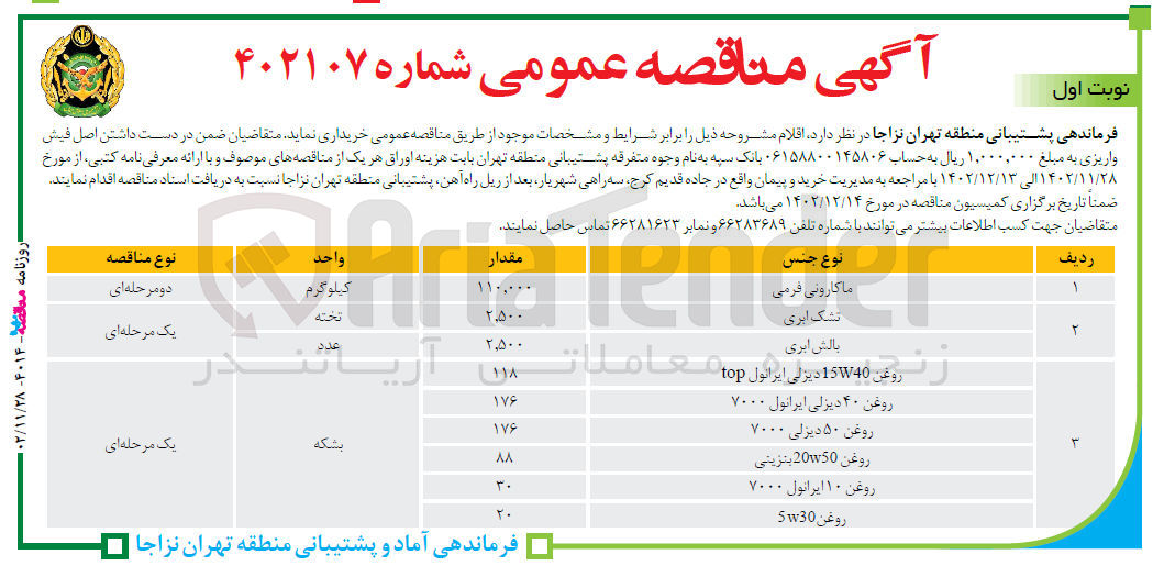 تصویر کوچک آگهی خرید ماکارونی