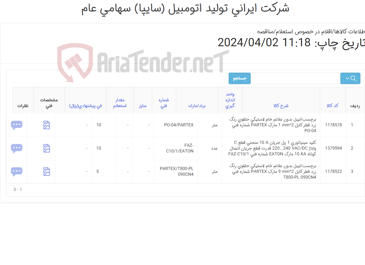 تصویر کوچک آگهی 3 آیتم کلید مینیاتوری و برچسب(لیبل)