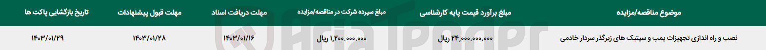 تصویر کوچک آگهی نصب و راه اندازی تجهزات پمپ و سپتیک های زیرگذر 