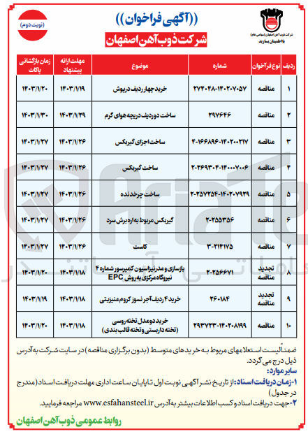 تصویر کوچک آگهی بازسازی و مدرنیزاسیون کمپرسور