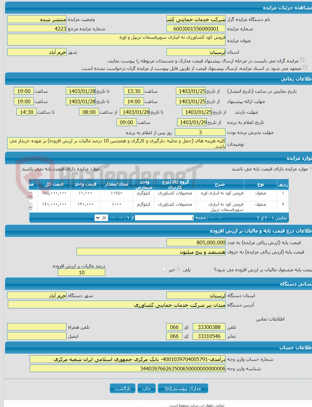 تصویر کوچک آگهی فروش کود کشاورزی ته انباری سوپرفسفات تریپل و اوره
