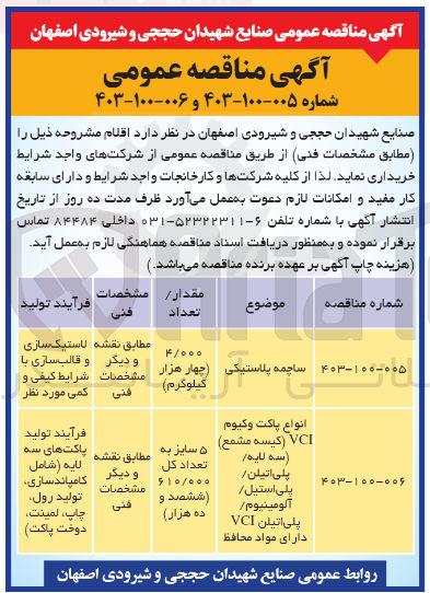 تصویر کوچک آگهی خربد ساچمه پلاستیکی به مقدار 4000 کیلوگرم