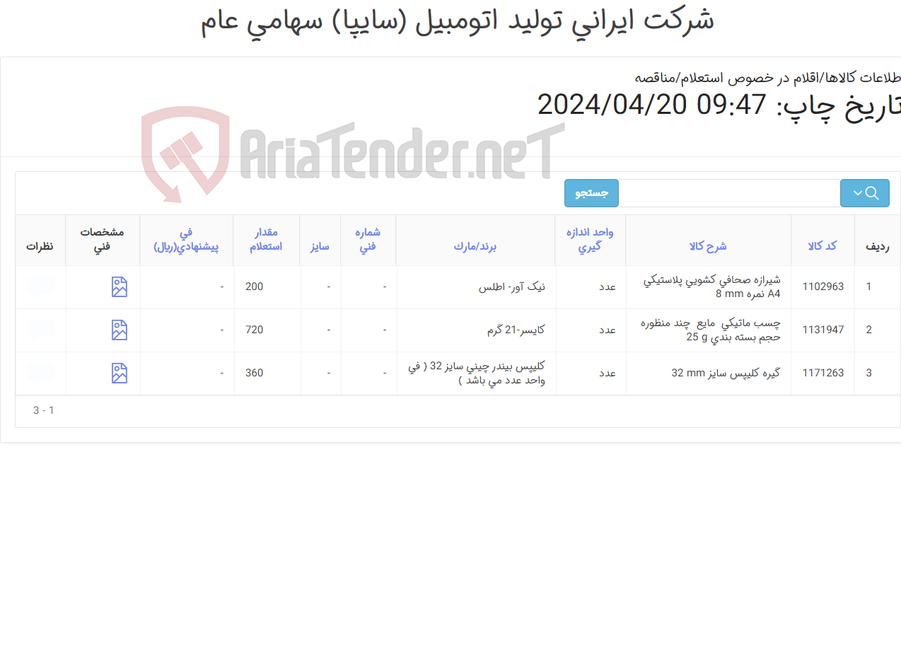 تصویر کوچک آگهی لوام التحریر
