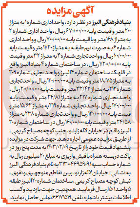 تصویر کوچک آگهی فروش ملک در 12 ردیف با کاربری تجاری  اداری 