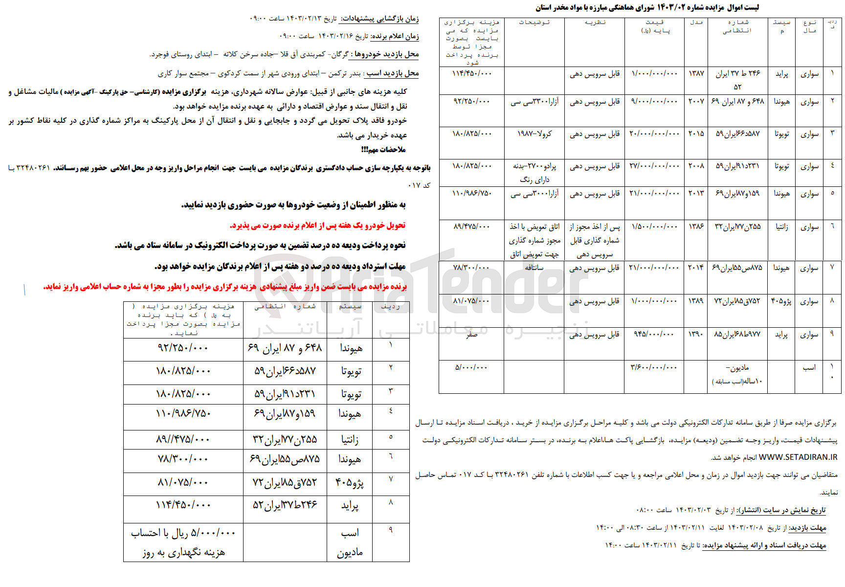 تصویر کوچک آگهی فروش سواری پراید - هیوندا - تویوتا - زانتیا - اسب مادیون 