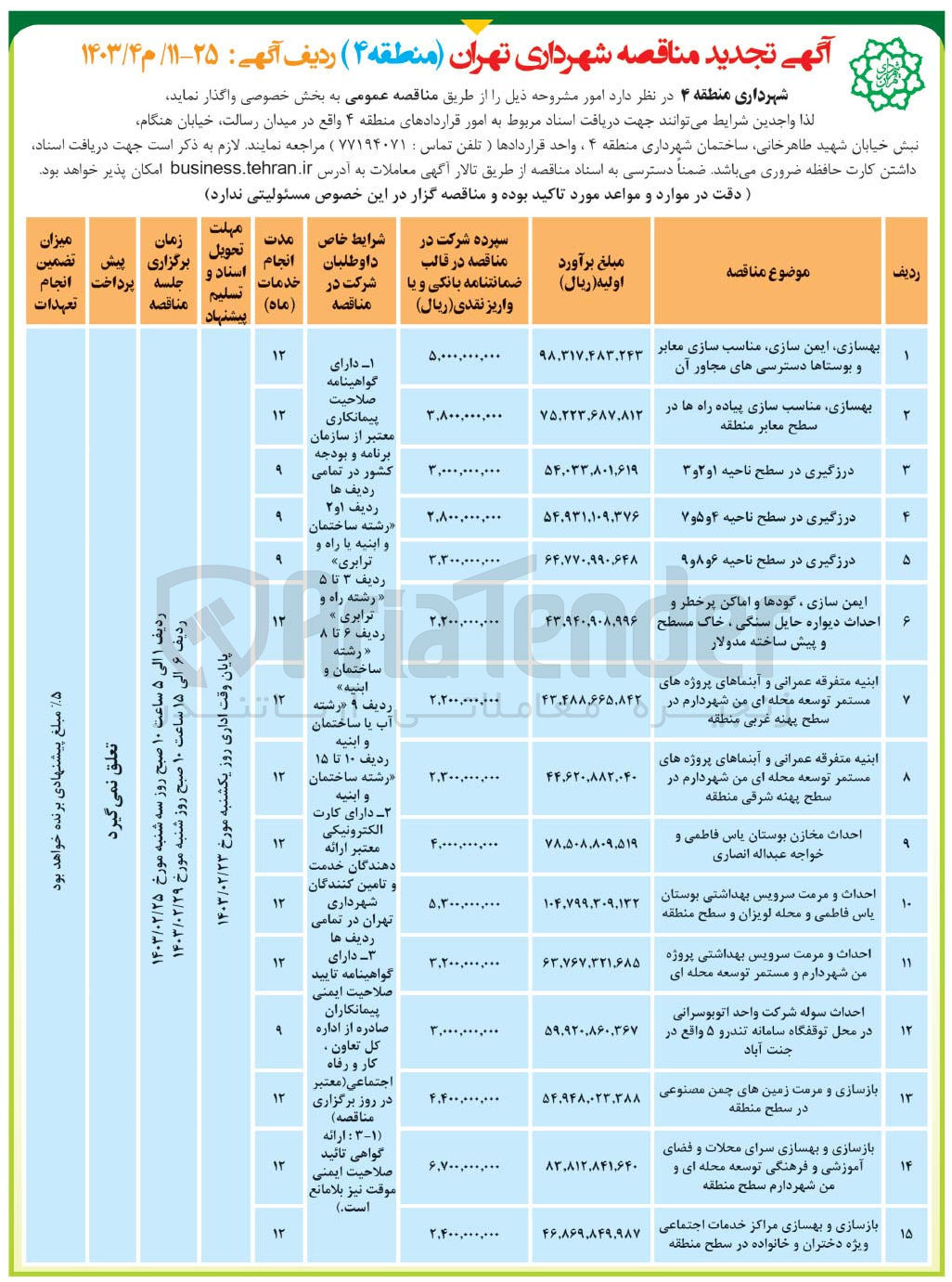 تصویر کوچک آگهی احداث و مرمت سرویس بهداشتی پروژه من شهر دارم و مستمر توسعه محله ای