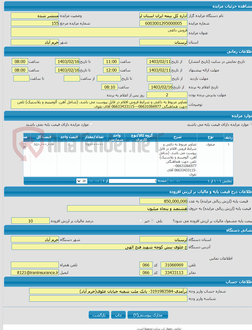 تصویر کوچک آگهی فروش داغی