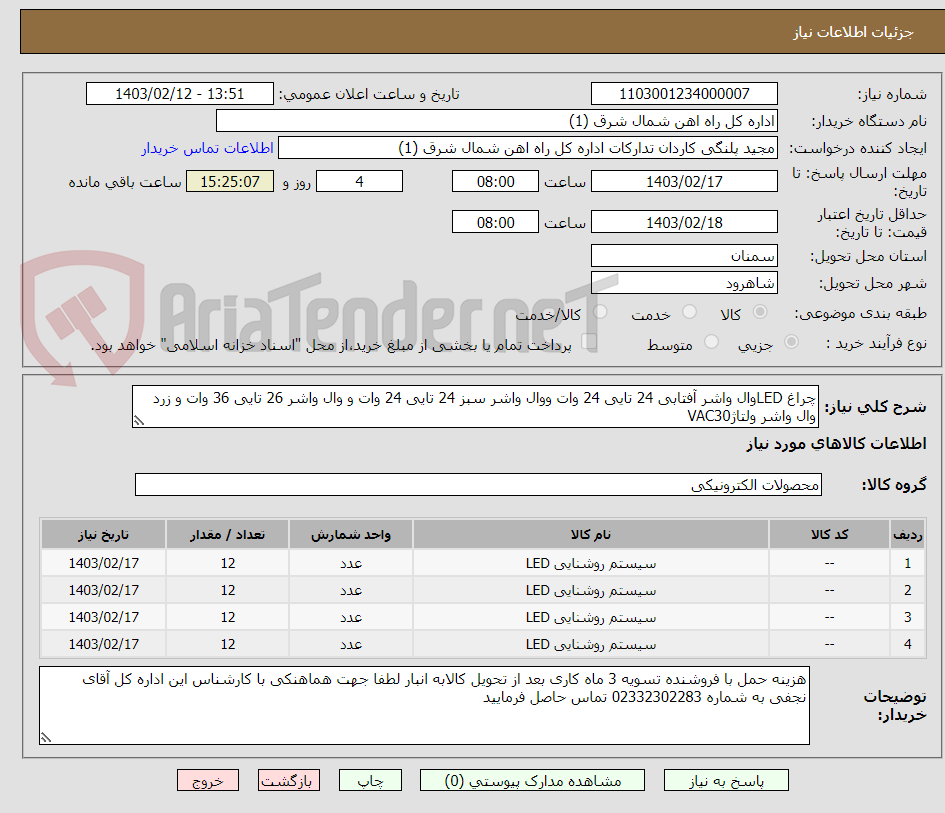 تصویر کوچک آگهی چراغ LEDوال واشر آفتابی 24 تایی 24 وات ووال واشر سبز 24 تایی 24 وات و وال واشر 26 تایی 36 وات و زرد وال واشر ولتاژVAC30