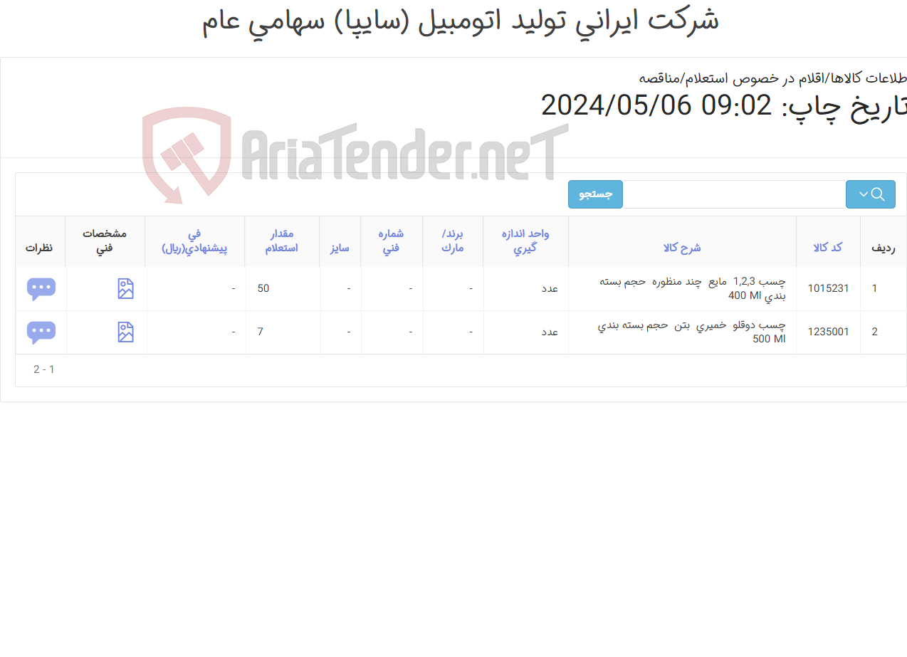 تصویر کوچک آگهی چسب 3-2-1 و دوقلوی خمیری بتن