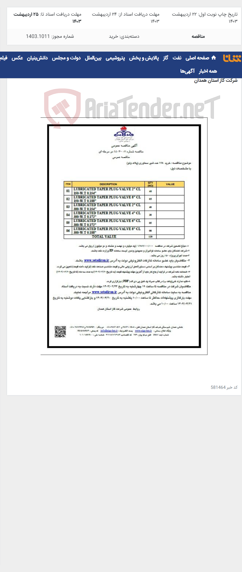تصویر کوچک آگهی خرید 128 عدد شیر سماوری