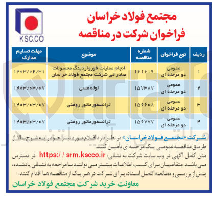 تصویر کوچک آگهی انجام عمیات فورواردینگ محصولات صادراتی