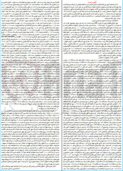 تصویر کوچک آگهی فروش حق انتفاع عرصه، اعیانی و ماشین آلات تجهیزات شرکت ورشکسته