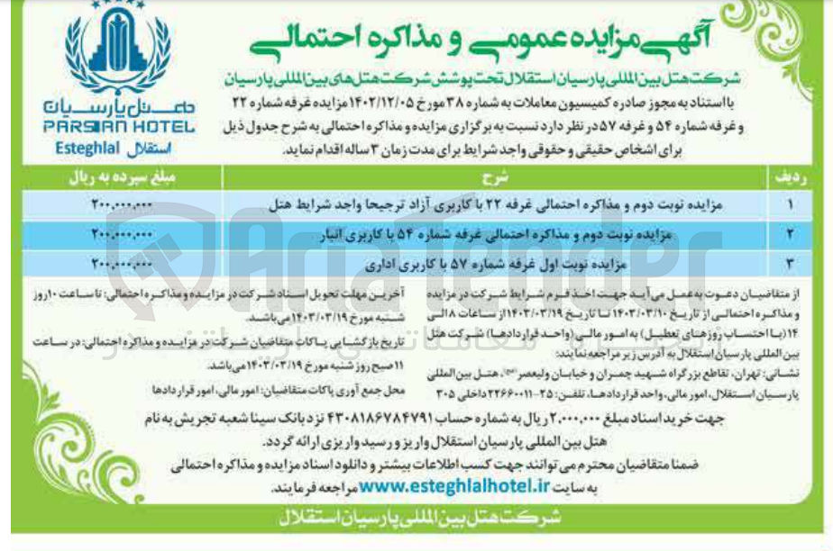 تصویر کوچک آگهی غرفه در 3 ردیف