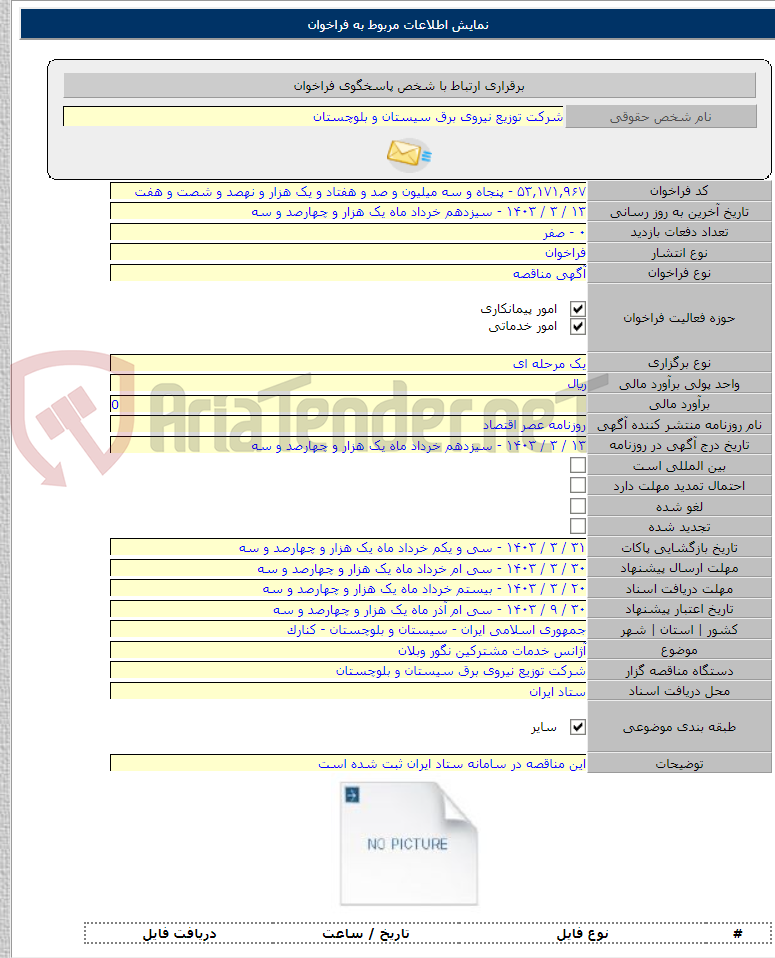 تصویر کوچک آگهی آژانس خدمات مشترکین نگور وبلان