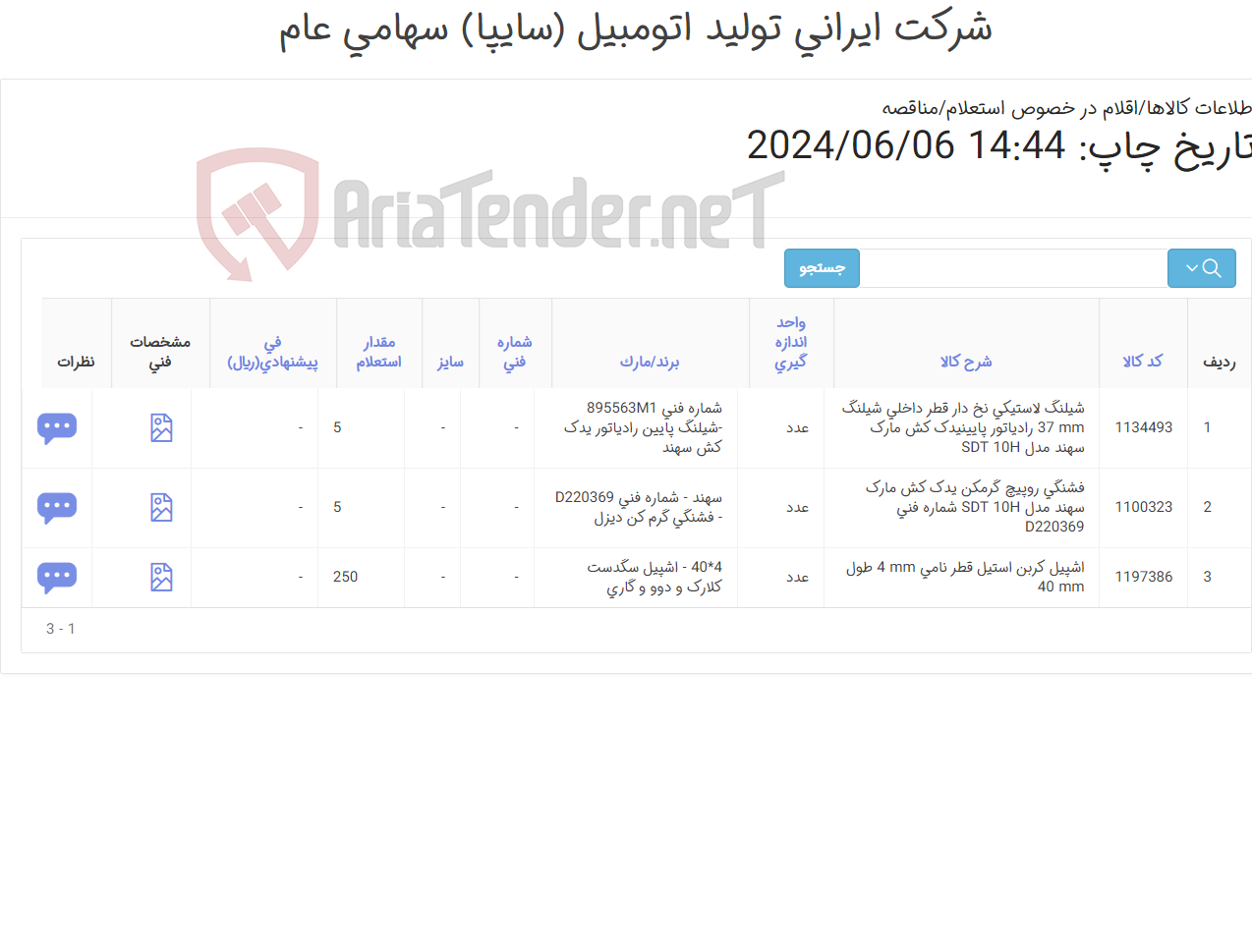 تصویر کوچک آگهی فشنگی گرمکن - شیلنگ لاستیکی رادیاتور و اشپیل کربن استیل یدک کش