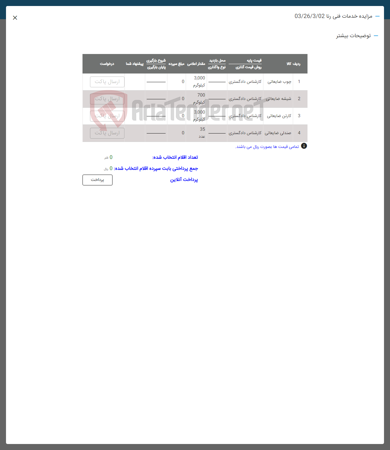 تصویر کوچک آگهی فروش اقلام ضایعاتی :چوب ضایعاتی -شیشه -کارتن- صندلی