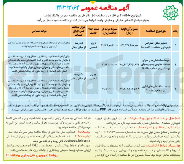 تصویر کوچک آگهی مرمت ساختمان های اداری 