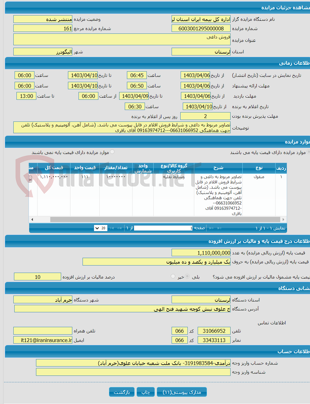 تصویر کوچک آگهی فروش داغی