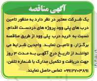 تصویر کوچک آگهی تامین درب های پلی وود پروژه های دردست اقدام