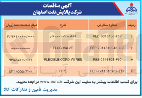 تصویر کوچک آگهی کاتالیست جاذب کلر 