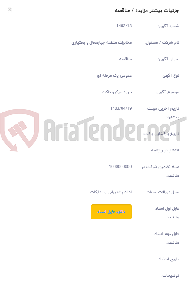 تصویر کوچک آگهی خرید میکرو داکت