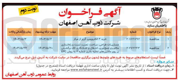 تصویر کوچک آگهی خرید 3 الکتروپمپ گریز از مرکز