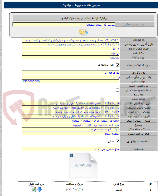 تصویر کوچک آگهی خرید ۶ دستگاه بوسنج با قابلیت مانیتورینگ