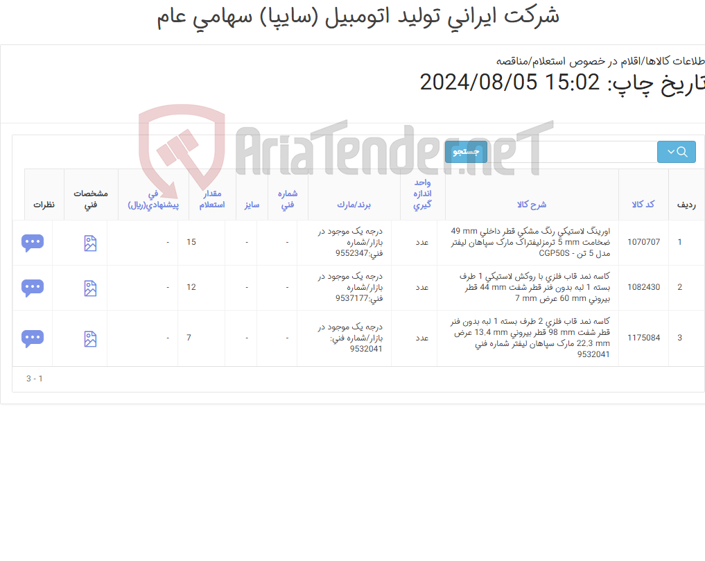 تصویر کوچک آگهی کاسه نمد