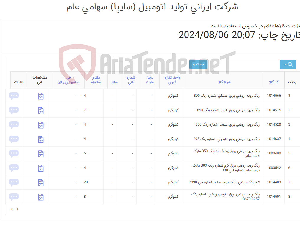 تصویر کوچک آگهی رنگهای ساختمانی (11آیتم)