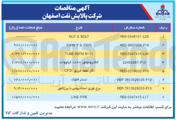 تصویر کوچک آگهی tube astm b111