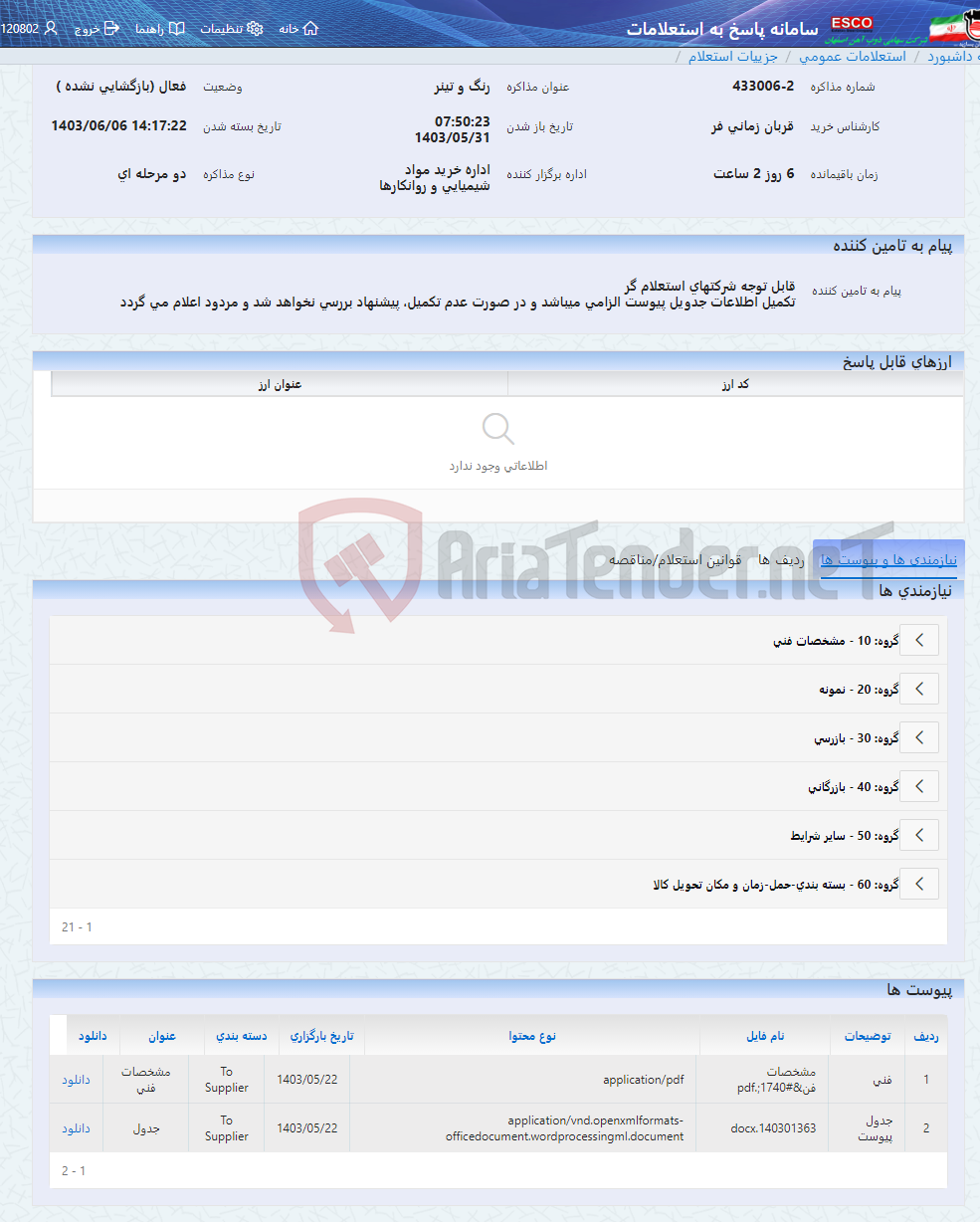 تصویر کوچک آگهی رنگ و تینر