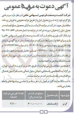 تصویر کوچک آگهی فروش سردرختی باغ گردو خود