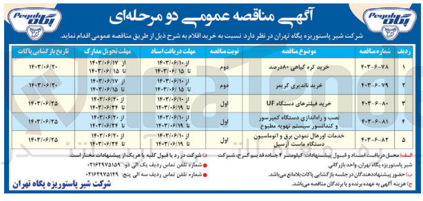 تصویر کوچک آگهی خدمات اورهال نمودن برق و اتوماسیون دستگاه ماست ارسیل 