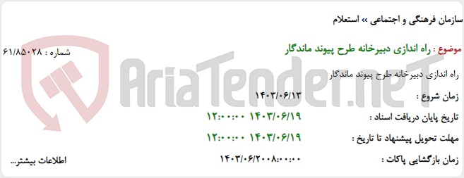 تصویر کوچک آگهی راه اندازی دبیرخانه طرح پیوند ماندگار