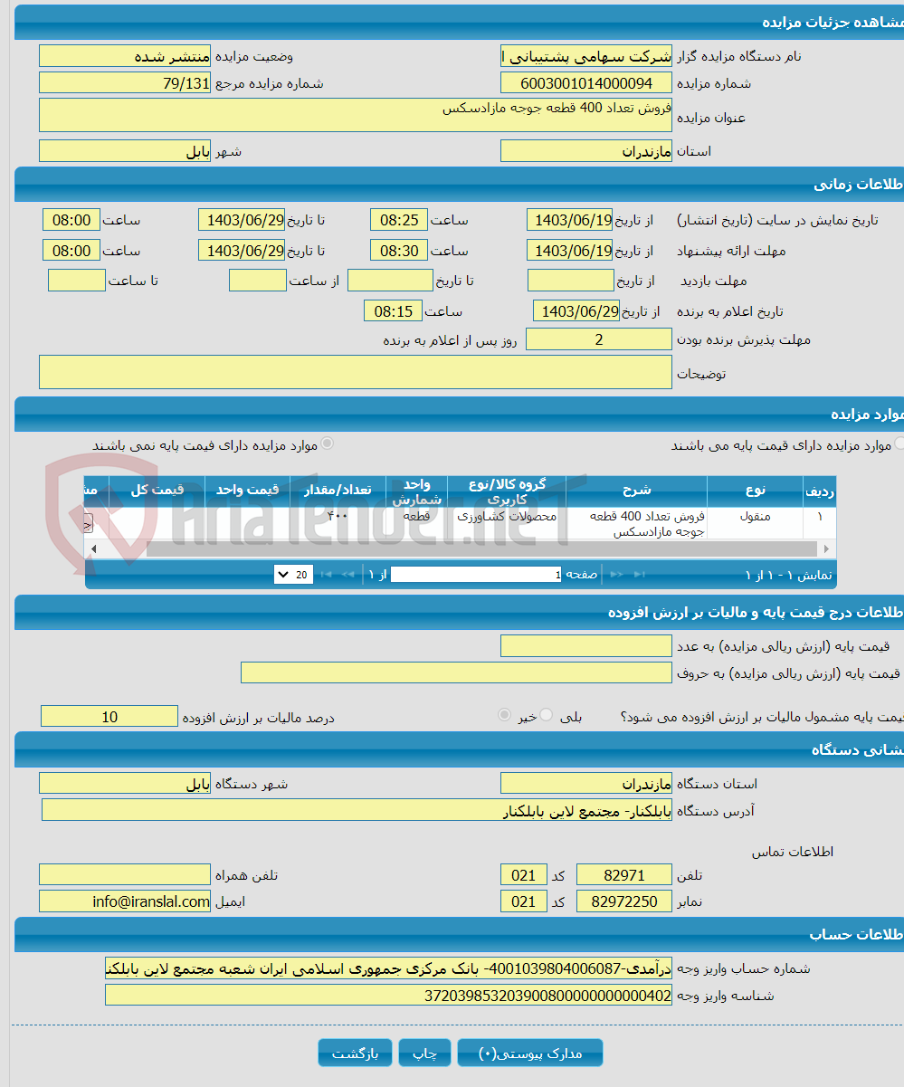 تصویر کوچک آگهی فروش تعداد 400 قطعه جوجه مازادسکس