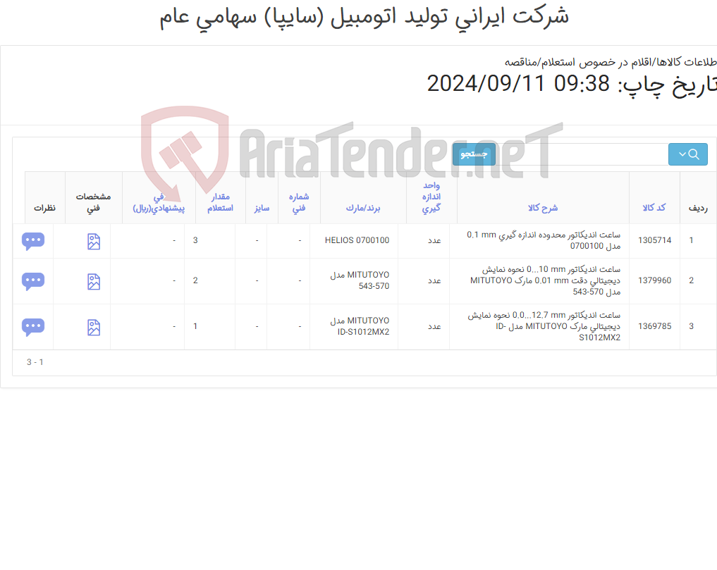 تصویر کوچک آگهی ساعت اندیکاتور (کارشناس خرید: میرزاخانی 48954319) - لطفاً برندها و کدهای فنی به صورت دقیق بررسی گردد.