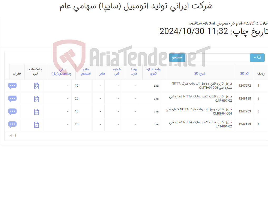 تصویر کوچک آگهی ماژول /‏ مارک NITTA‎