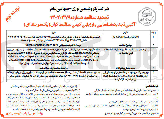 تصویر کوچک آگهی خرید ۵۸ آیتم قطعات یدکی Gutor/Schneider Electric UPS
