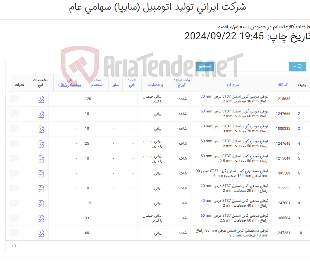 تصویر کوچک آگهی قوطی (آهن آلات)