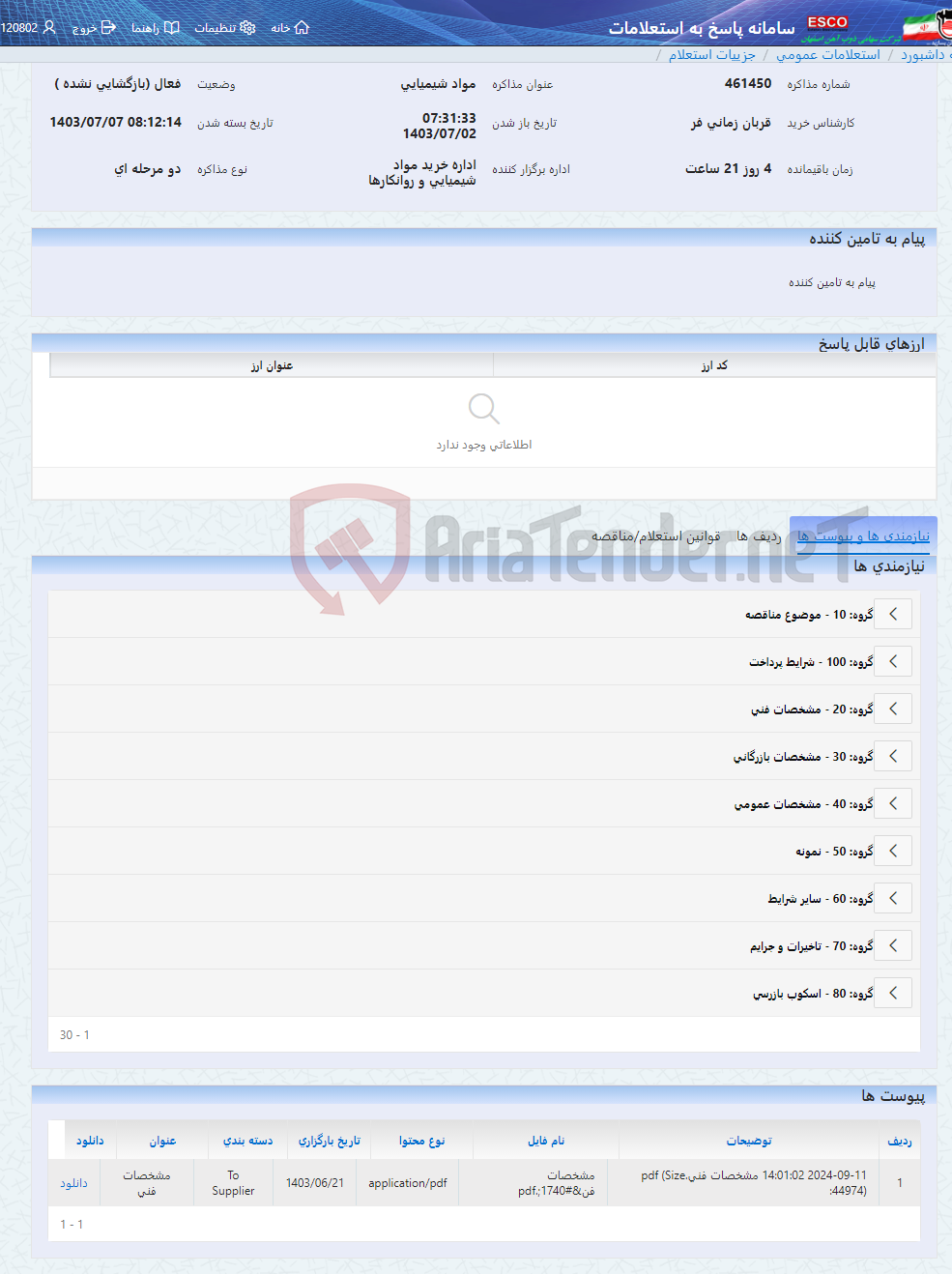 تصویر کوچک آگهی مواد شیمیایی