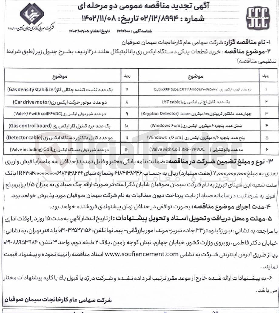 تصویر کوچک آگهی خرید قطعات یدکی ایکس ری پانالیتیکال هلند :
یک عدد کابل اچ تی ایکس ری (HTcable)