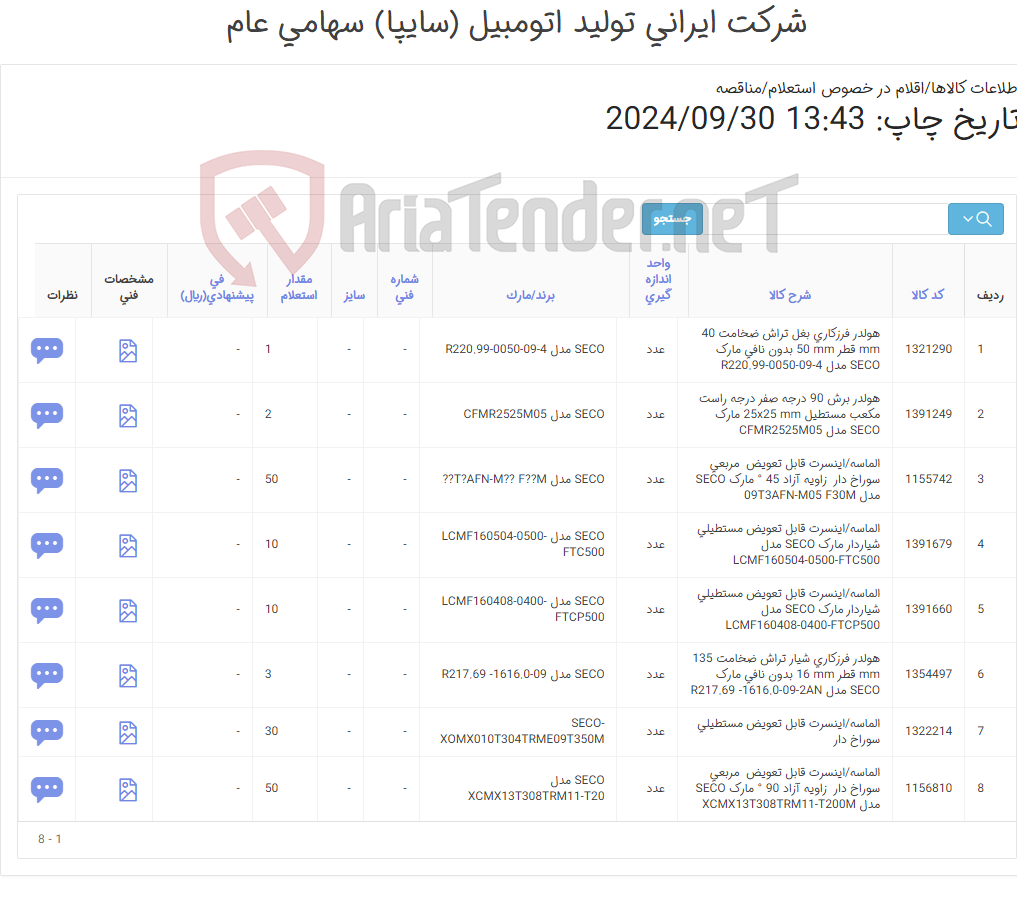 تصویر کوچک آگهی هولدر و الماسه اینسرت (کارشناس خرید: میرزاخانی 48954319)