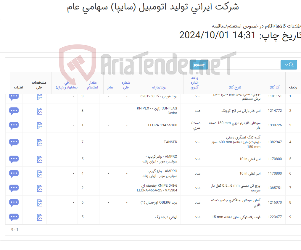 تصویر کوچک آگهی نبر خار بازکن -سوهان ‎فلز‏ ‎نرم‏ ‎مویی - گیره ‎تنگ آهنگری و ... (کارشناس خرید: میرزاخانی 48954319)