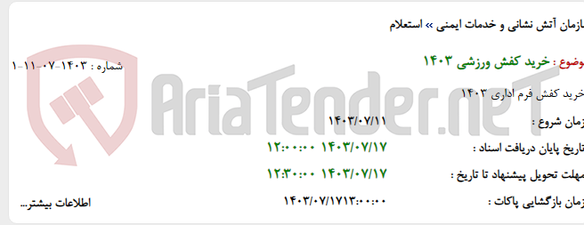 تصویر کوچک آگهی خرید کفش ورزشی 1403
