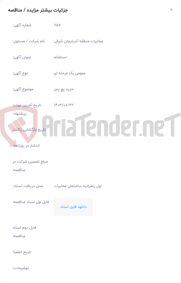 تصویر کوچک آگهی خرید پچ پنل