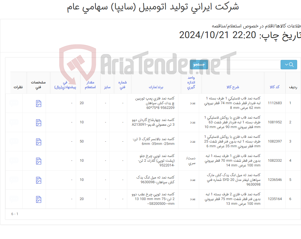 تصویر کوچک آگهی کاسه نمد