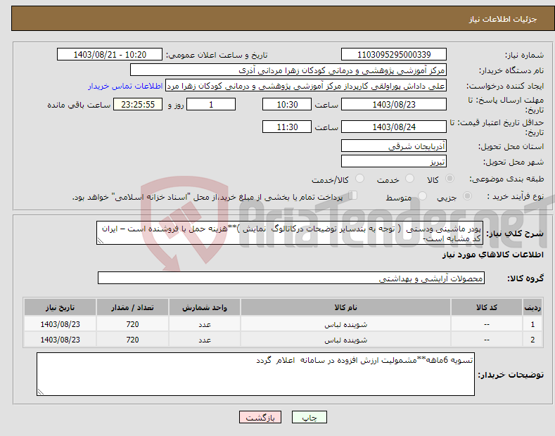 تصویر کوچک آگهی نیاز انتخاب تامین کننده-پودر ماشینی ودستی ( توجه به بندسایر توضیحات درکاتالوگ نمایش )**هزینه حمل با فروشنده است – ایران کد مشابه است- 