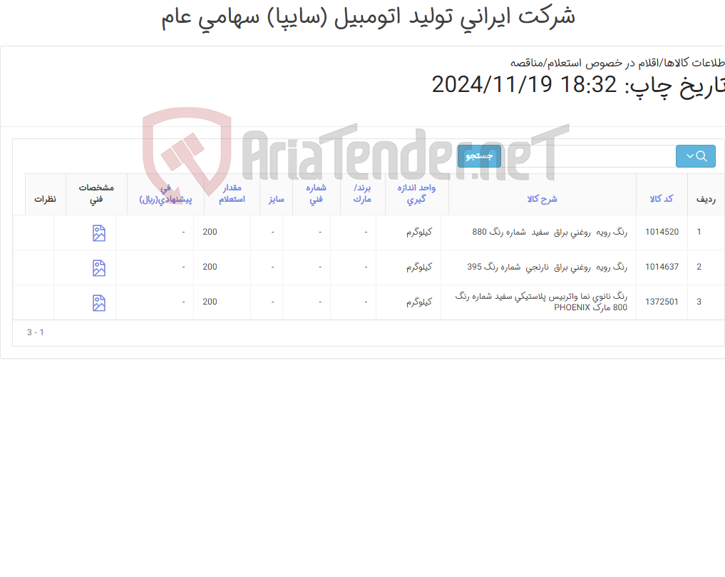 تصویر کوچک آگهی رنگهای ساختمانی